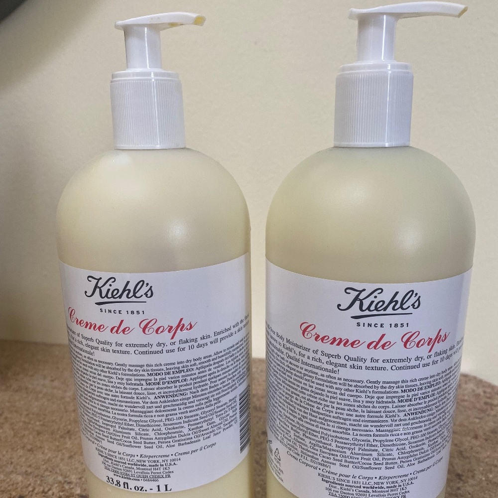 Kiehl’s Creme de Corps lotion Set of 2